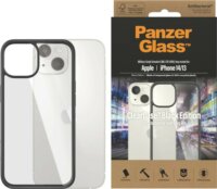 PanzerGlass ClearCase iPhone 14 / 13 Antibacterial Telefon tok - Átlátszó / Fekete