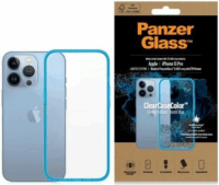 PanzerGlass ClearCase Apple iPhone 13 Pro Antibacterial Telefon tok - Átlátszó / Kék