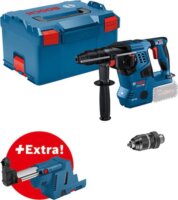 Bosch GBH 18V-28 CF Professional Solo Akkus Fúró-vésőkalapács + GDE 18V-16 Porelszívó Adapter