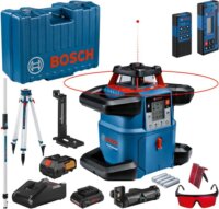 Bosch GRL 600 CHV Professional Akkus Forgólézer Szintező készlet 600m 18V + Állvány