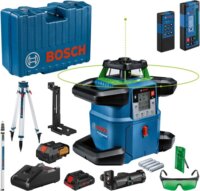 Bosch GRL 650 CVHG Professional Akkus Forgólézer Szintező készlet 650m 18V + Állvány