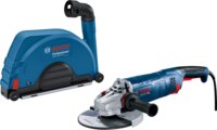 Bosch GWS 24-230 JZ Professional Sarokcsiszoló Flex Ø230mm + GDE 230 FC-S Porszívó Adapter