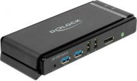 DeLOCK 11476 DisplayPort 2-port KVM Switch (8K 60Hz, USB 3.2 Gen 1, Audio)