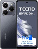 Tecno Spark 20 Pro 8/256GB 4G/LTE Dual SIM Okostelefon - Moonlit Black