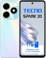 Tecno Spark 20 8/256GB 4G/LTE Dual SIM Okostelefon - Cyber White