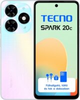 Tecno Spark 20C 4/128GB 4G/LTE Dual SIM Okostelefon - Mystery White