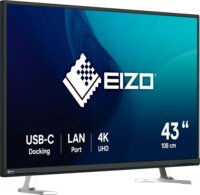 EIZO 43" EV4340X-BK FlexScan 16:9 UltraHD 4K IPS LED Monitor - Fekete