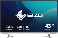 EIZO 43" EV4340X-WT FlexScan 16:9 UltraHD 4K IPS LED Monitor - Fehér