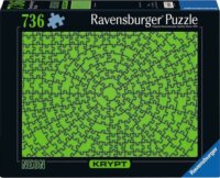 Ravensburger 12000276 - Krypt neon zöld Puzzle 736 darabos