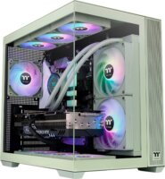 Thermaltake View 380 TG ARGB Torony számítógépház - Zöld