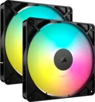 Corsair RS140 ARGB 140mm PWM Rendszerhűtő ventilátor 2db - Fekete