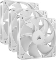 Corsair RS120 120mm PWM Rendszerhűtő ventilátor 3db - Fehér