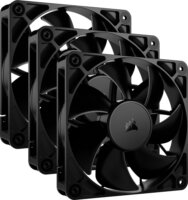 Corsair RS120 120mm PWM Rendszerhűtő ventilátor 3db - Fekete