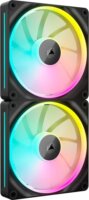 Corsair iCUE LINK LX140 RGB 140mm PWM Rendszerhűtő ventilátor 2db - Fekete