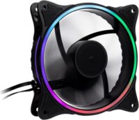 Inter-Tech RGB 120mm Rendszerhűtő ventilátor - Fekete