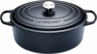 Le Creuset Signature kerek Öntöttvas Sütőtál 35cm - Fekete