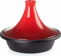 Le Creuset Öntöttvas Tajine Pároló Edény 31cm - Cseresznyevörös