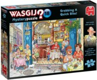 Jumbo 19179 Wasgij Mystery 18 - Kávézó karikatúra 1000 darabos Kreatív Puzzle