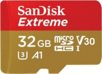 SanDisk 32GB Mobile Extreme + Rescue Pro Deluxe (DRON) microSDHC UHS-1 CL10 Memóriakártya + Adapter