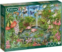 Jumbo 11295 Trópusi télikert Állatkert Puzzle 1000 darabos