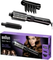 Braun BRAS330E Curling Iron Satin Hair 3 AS 330 Hajformázó - Fekete/Ezüst