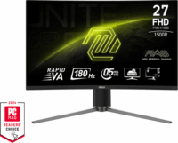 MSI 27" 27C6PF MAG 16:9 FullHD Rapid VA Ívelt Gaming Monitor