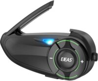 Ejeas Q8 Motoros Intercom kommunikációs rendszer - Fekete