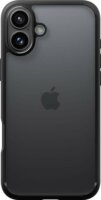 Spigen Ultra Hybrid Matte Black iPhone 16 Plus Telefon tok - Átlátszó Fekete