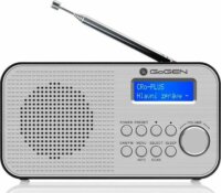 GoGEN DAB 300N Hordozható DAB+ FM rádió - Ezüst