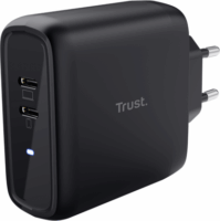 Trust 25380 Maxo USB-C Hálózati Gyorstöltő Adapter 65W - Fekete