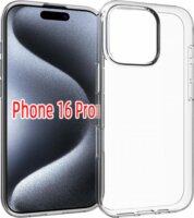 Cellect iPhone 16 Pro Vékony TPU Szilikon Telefon tok - Átlátszó