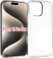 Cellect iPhone 16 Pro Max Vékony TPU Szilikon Telefon tok - Átlátszó