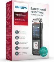 Philips DVT 6115 Voice Tracer Audio Recorder Diktafon 8GB - Szürke