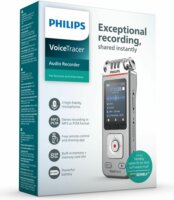 Philips DVT 4115 Voice Tracer Audio Recorder Diktafon 8GB - Ezüst