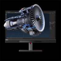 LENOVO ThinkVision 27" P27 3D UHD IPS Monitor - Fekete