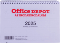 Office Depot 195 × 128mm 2025 Asztali heti naptár - Fehér