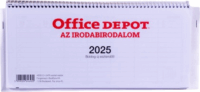 Office Depot 283 × 135mm 2025 Asztali heti naptár - Fehér