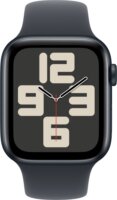 Apple Watch SE Alumínium 44mm Cellular 4G/LTE Okosóra M/L Sport szíjjal - Fekete