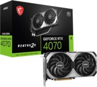 MSI GeForce RTX 4070 12GB GDDR6X VENTUS 2X E1 OC Videókártya