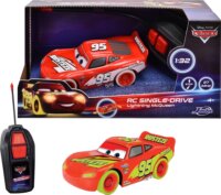 Jada Toys RC Cars Glow Racers Lightning McQueen Verdák távirányítós autó