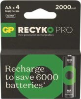 GP B26204 ReCyko Pro Professional 2000mAh Újratölthető AA Ceruzaelem (4db/csomag)