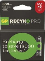 GP B2618V ReCyko Pro Professional 800mAh Újratölthető AAA Mikroceruzaelem (6db/csomag)