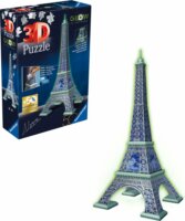 Ravensburger 11591 - Sötétben világító Eiffel torony 3D Puzzle 216 darabos