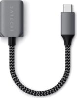 Satechi ST-UCATCM USB Type-C Apa - USB Type-A Anya Adapter Kábel - Szürke (20cm)