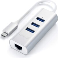 Satechi ST-TC2N1USB31AS Aluminium Type-C Dokkoló - Ezüst