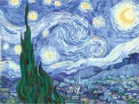 Ravensburger CreArt ART Collection - Starry Night (Van Gogh) festmény készlet 40x30cm