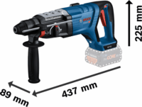 Bosch GBH 18V-28 D Professional Solo Akkus Fúró-Vésőkalapács XL-BOXX (Akku és töltő nélkül)