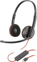 HP Poly Blackwire C3220 USB-C Call Center vezetékes Headset - Fekete