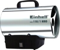 Einhell HGG 110/1 Niro Hordozható Elektromos / Gázos hősugárzó 10.000 W - Ezüst