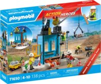 Playmobil 71650 Action Heroes - Építkezés és Daru Promo Pack